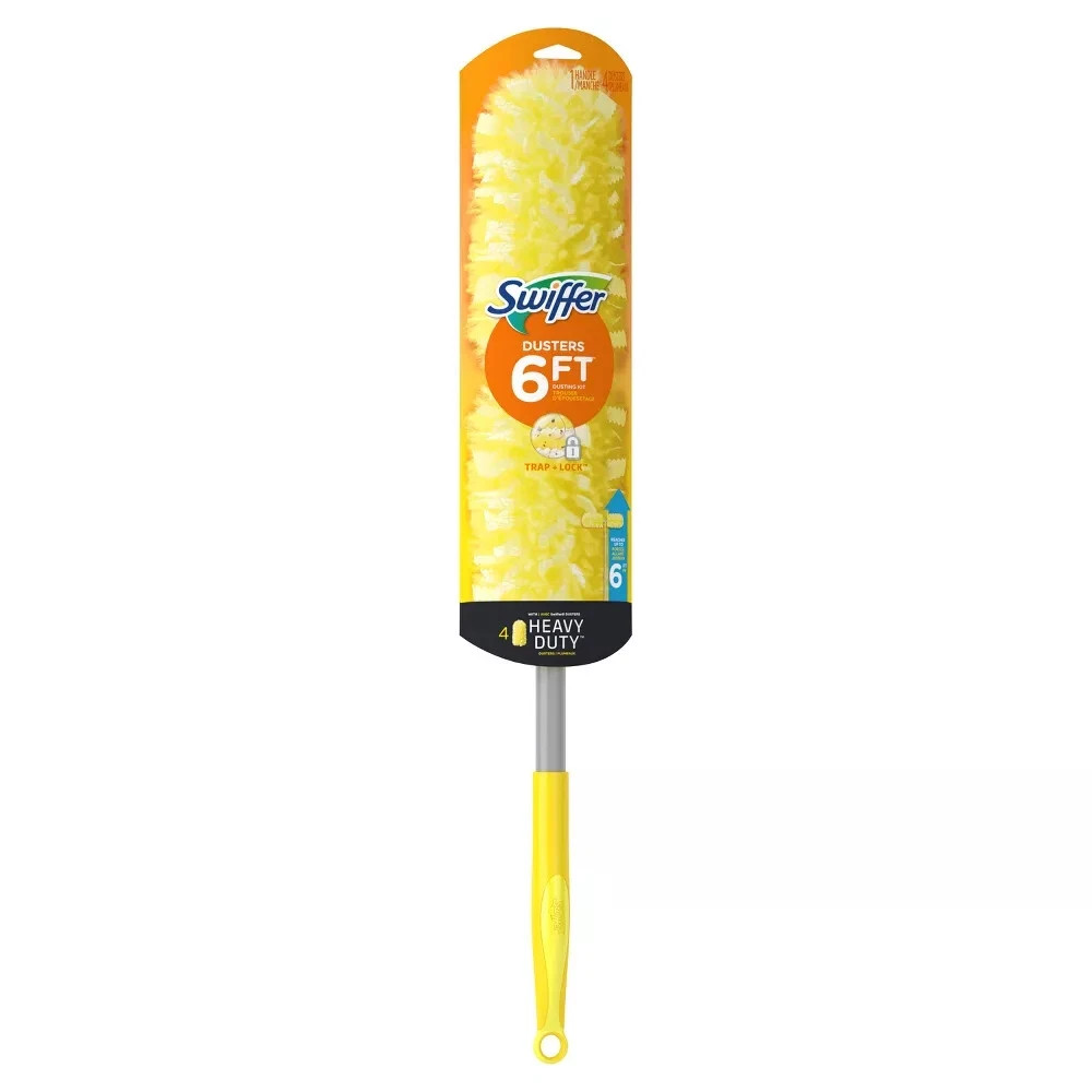 Super Extendable Dusting Kit with Heavy Duty Refills 1-Handle, 4- Dusters