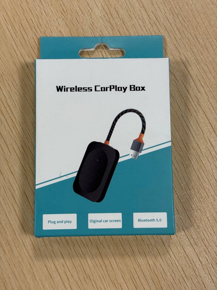 2-in-1 Mini Wireless Android Auto Carplay Adapter Plug & Play Quick-connect