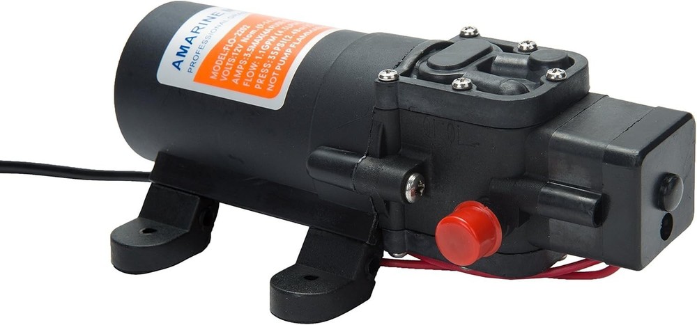 Lightweight Self-Priming 12V Water Pump - 35 PSI, Efficient Liquid Transfer