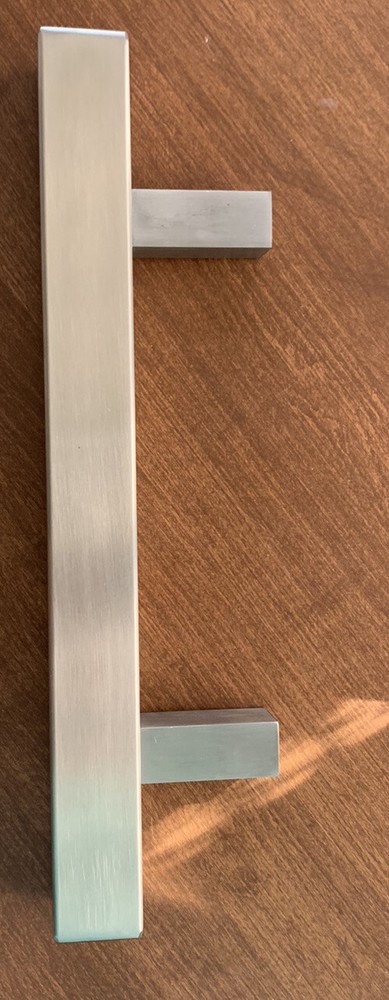 Homlux Barn Door Handle Hardware Silver Square