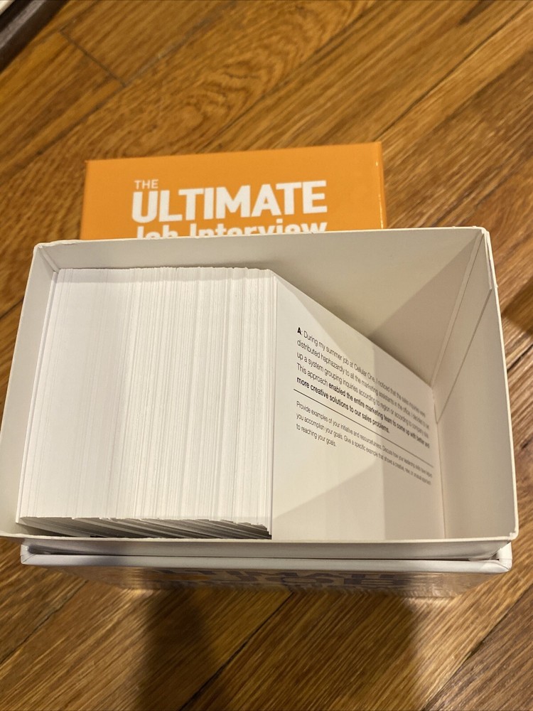 Job Interview Q & A Flash Cards