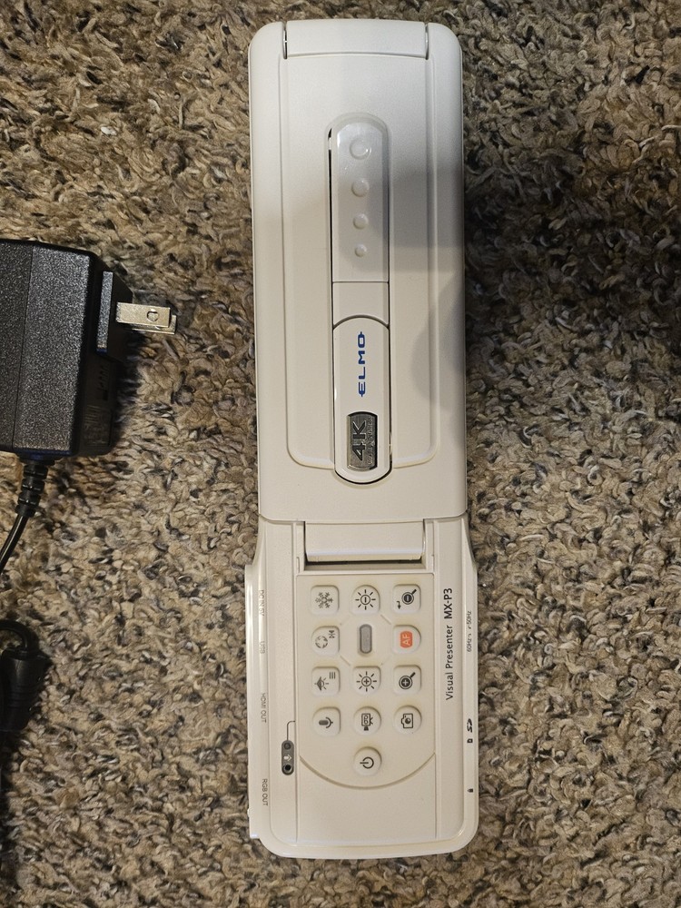 Elmo MX-P3 4K Visual Presenter Document Camera w/ AC Adapter barely used