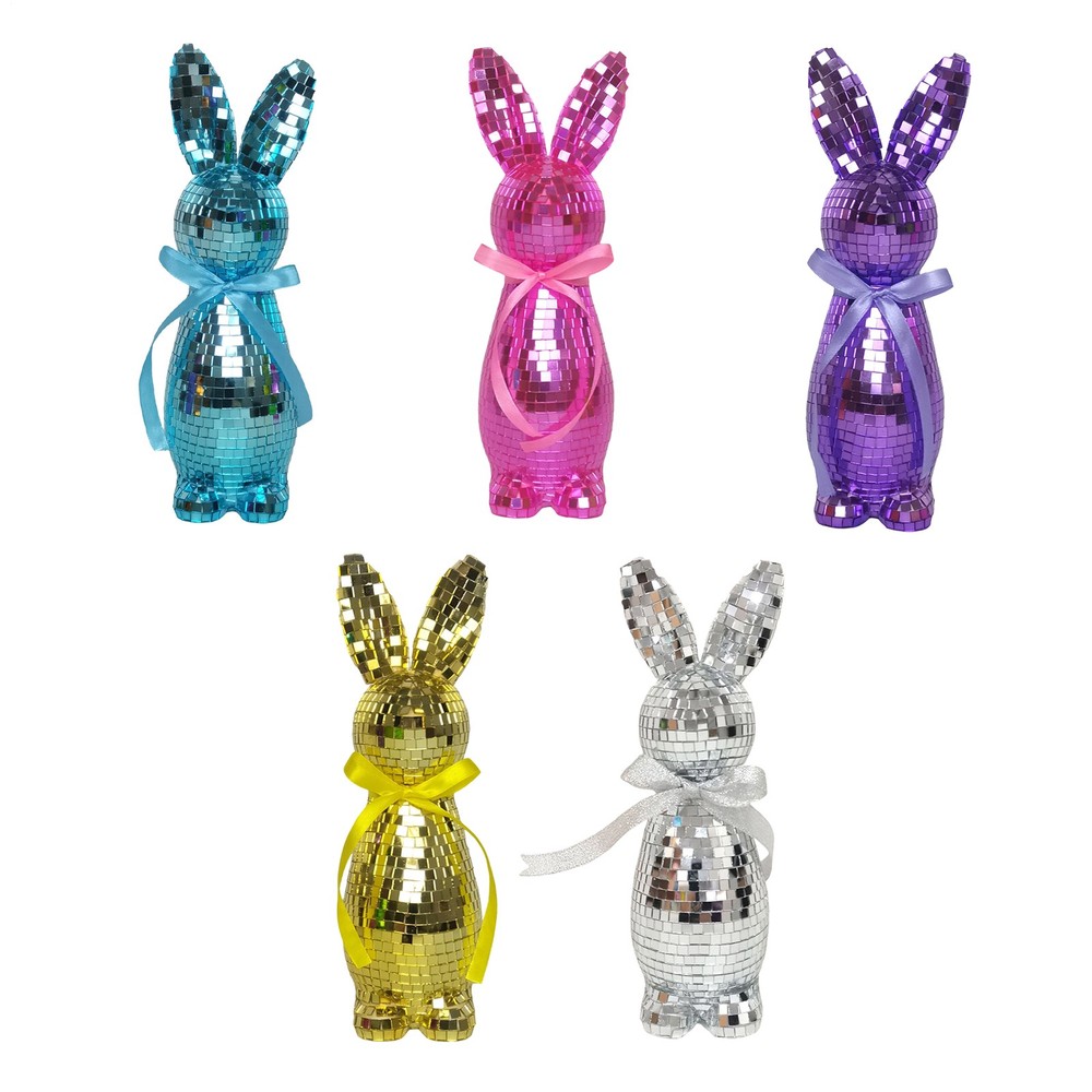 NEW Easter  Disco Bunny Tabletop Decor – Fun & Festive Holiday Accent