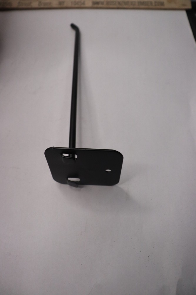 Peg Board Shelving Hang Hook Black 8-5/8"