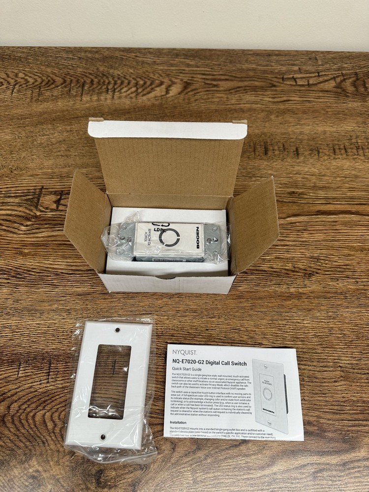 NEW Bogen Nyquist NQ-E7020-G2 Digital Call Switch