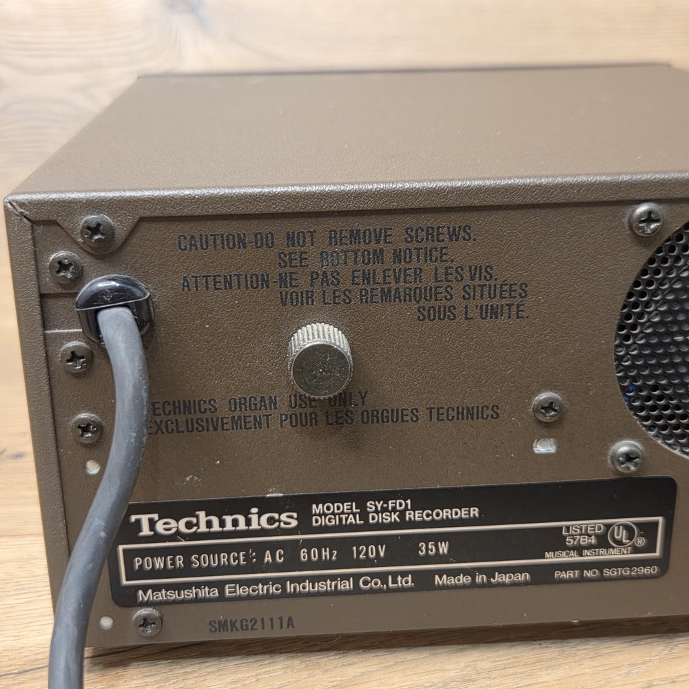 Technics Digital Disk Recorder SY-FD1