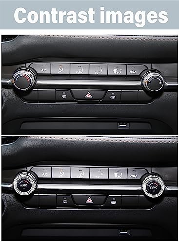 Bling Climate Control AC Button Bling Crystal Shiny Accessory Interior Large