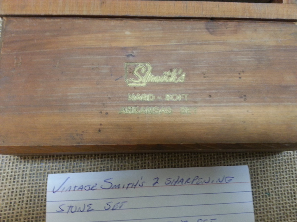 Scarce Smith's 2 Stone Knife Sharpening Set