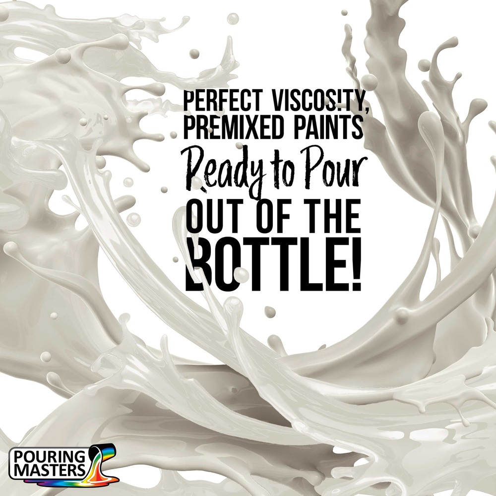 Pouring Masters Bone White 8-Ounce Water-Based Acrylic Pouring Paint