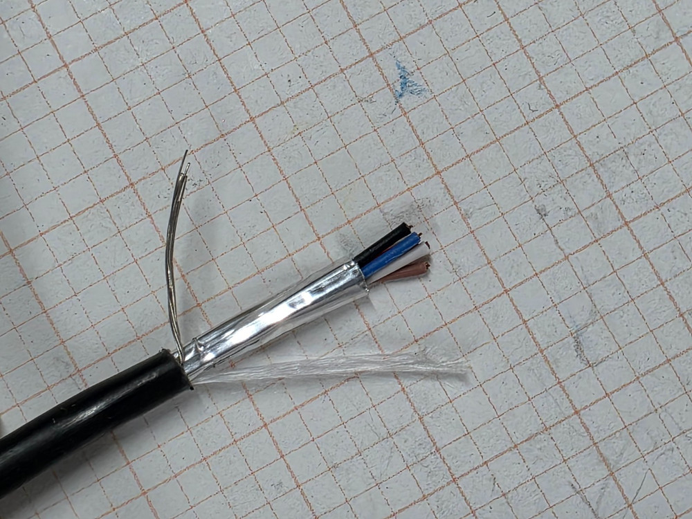 Southwire Genesis 3206 22/6C Shielded Plenum Control Cable CMP Black /50ft