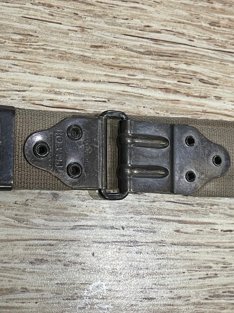 Scarce Original WW1 US Military Kerr NoBuckl P-17 Rifle Sling Brass Eddystone