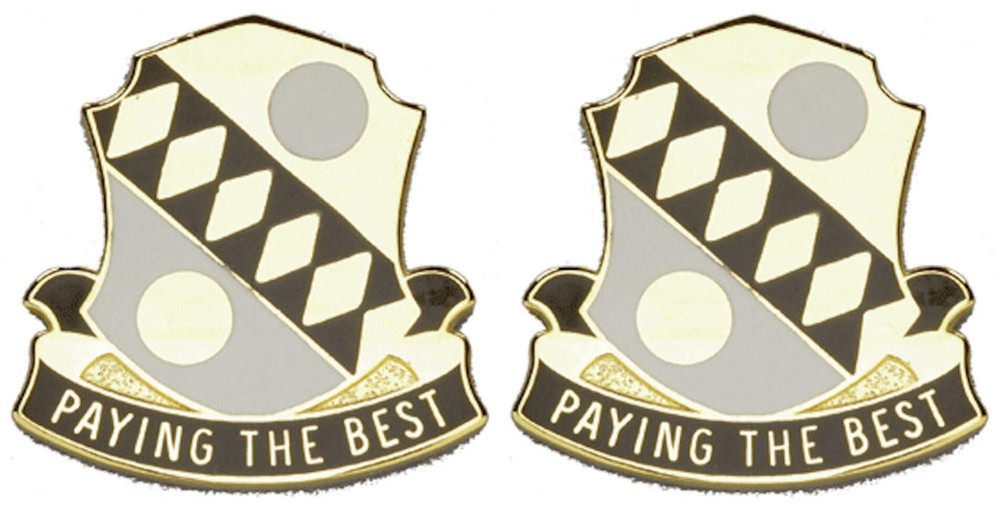 325th FIN BATTALION Distinctive Unit Insignia - Pair