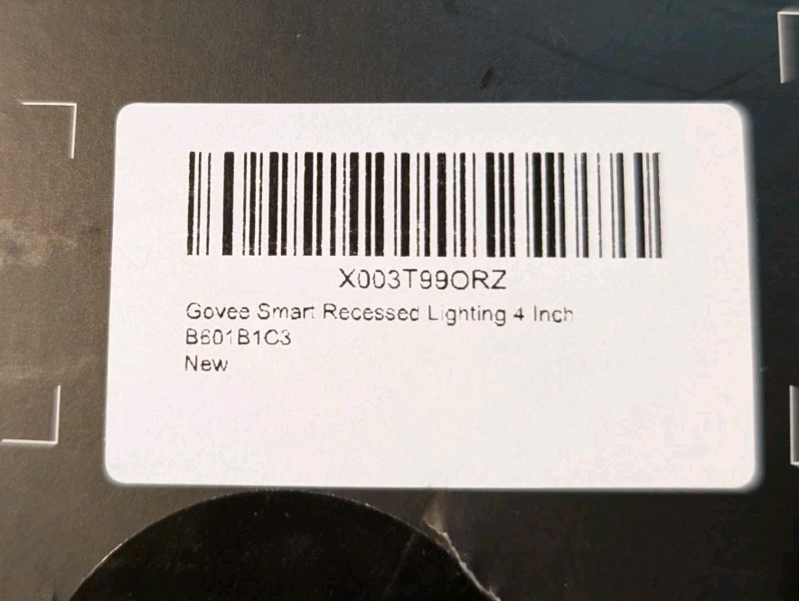 Govee Smart Recessed Lighting 4 Inch RGBWW Wi-Fi Bluetooth 4-Pack