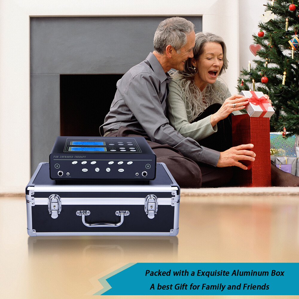 2023 Upgrade Version Dual User Detox Ionic Foot Bath Detox Machine Infrared Belt