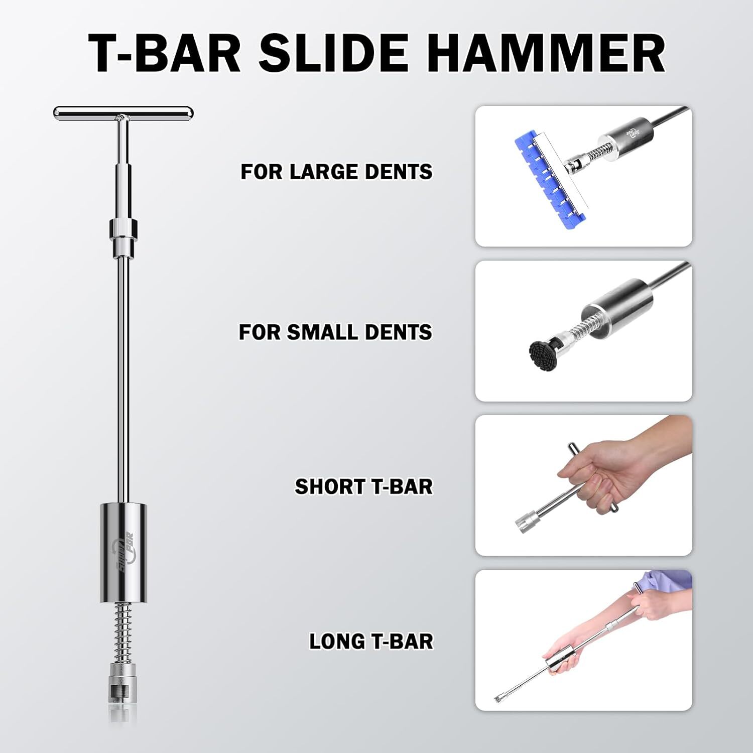 PDR Car Body Dent Puller Bridge Lifter Tool Paintless Hail Remover Repair Kit