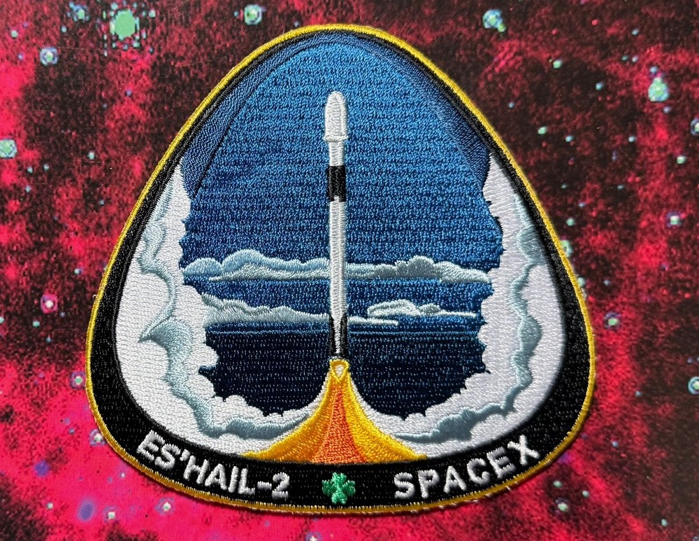 ES'HAIL-2 AUTHENTIC SPACEX SPACE-X PATCH 🚀