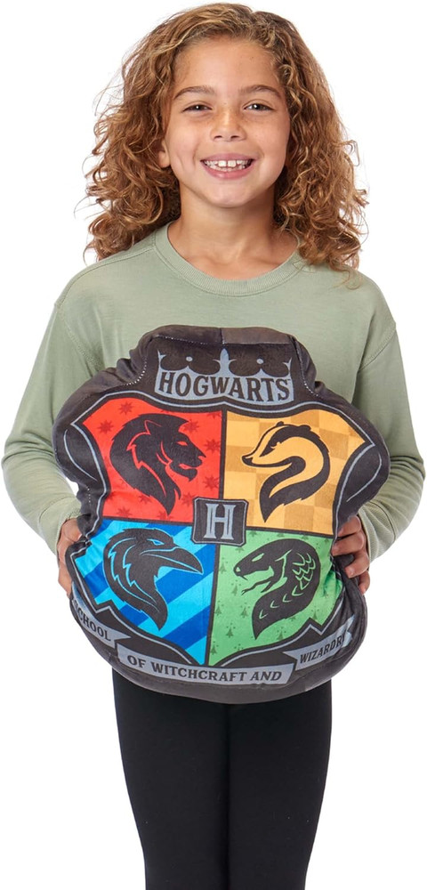 Harry Potter Cloud Pillow, 15", Hogwarts Crest