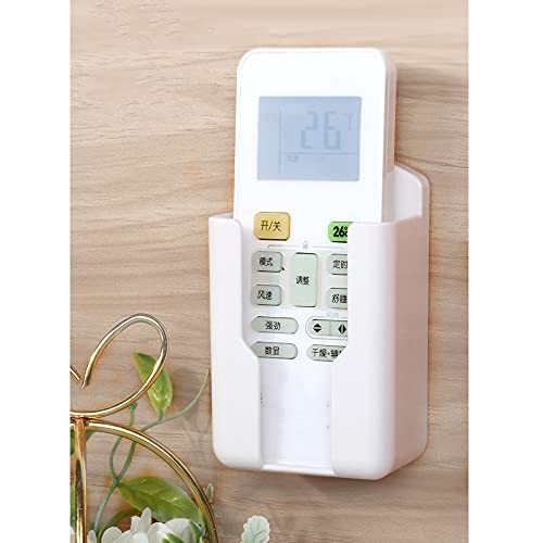 2 Pcs Wall Mount Remote Control Holder Media Player Controller Holder, Small