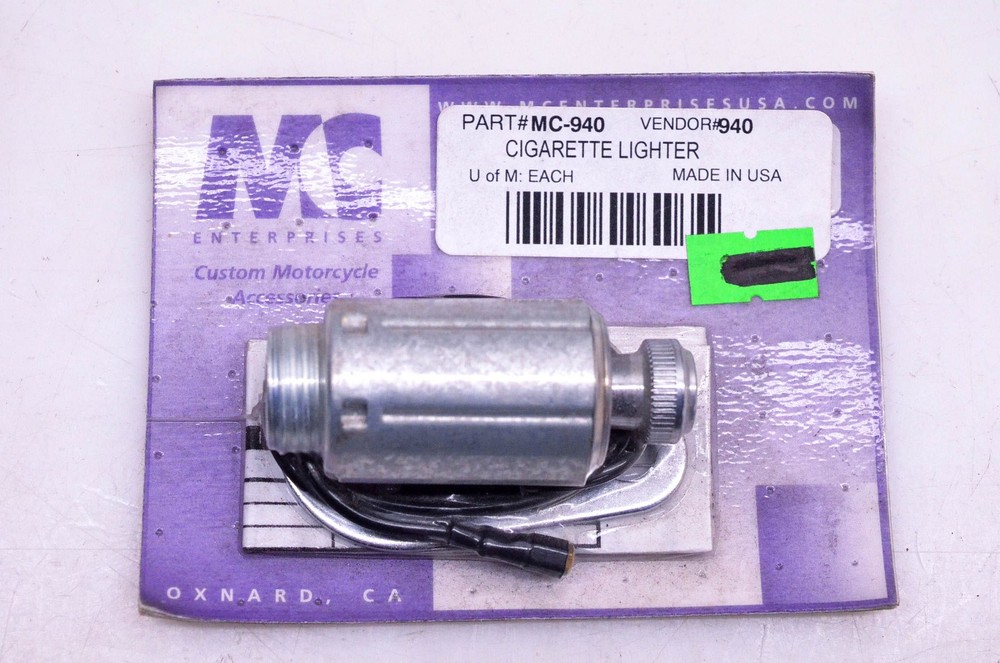 MC Enterprises MC-940 Cigarette Lighter Kit NOS