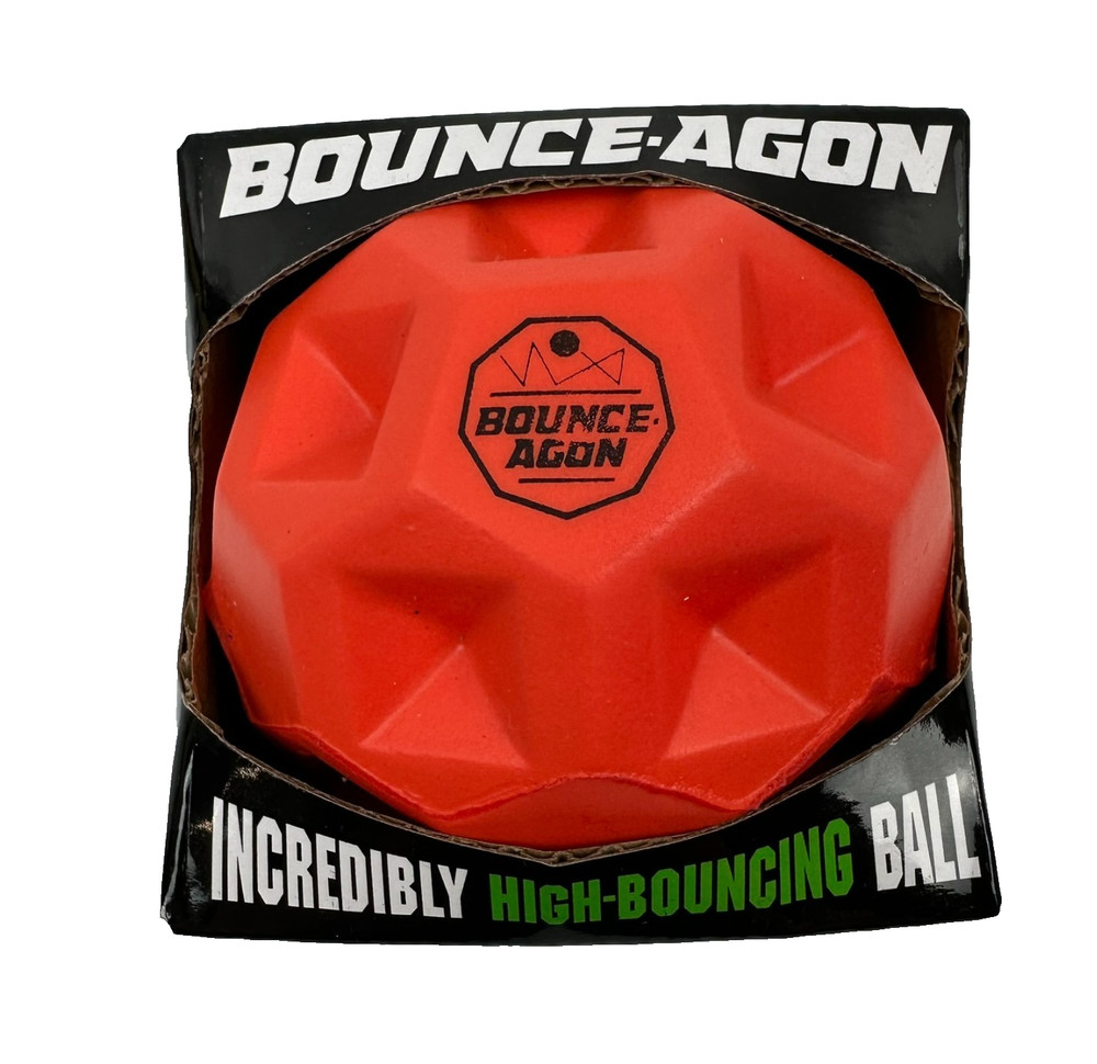 Bounce Agon Incredibly High Bouncing Ball Orange