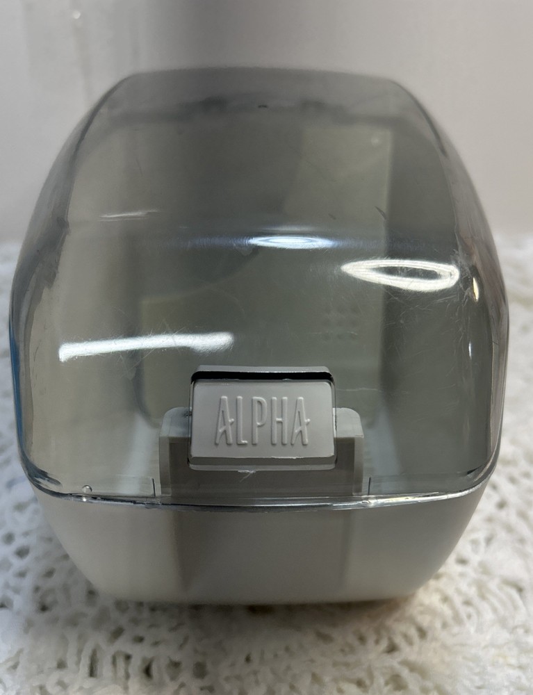 Vintage Alpha 3.5" Floppy Disk Double Sided Storage Box Case Holder