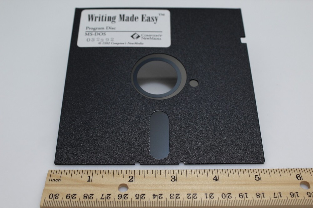 Writing Made Easy - Program Disk - 5 1/4" Floppy Disk - MS-DOS, 1992