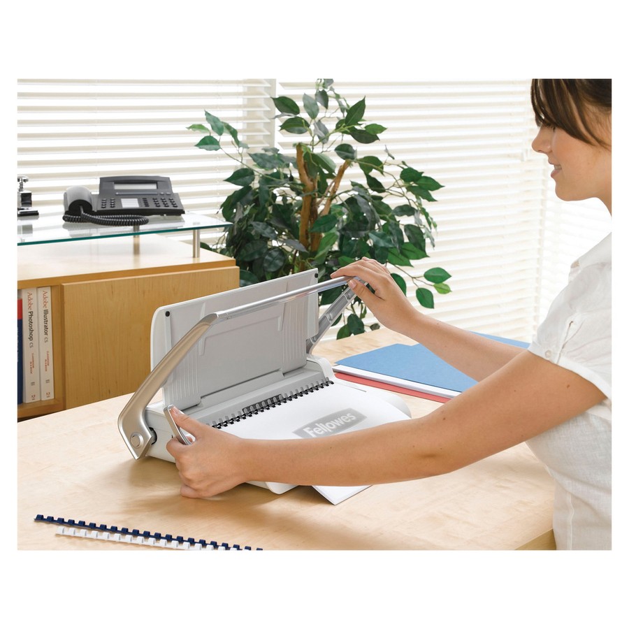 Fellowes 5006501 Star+ 150 Comb Binding Machine White