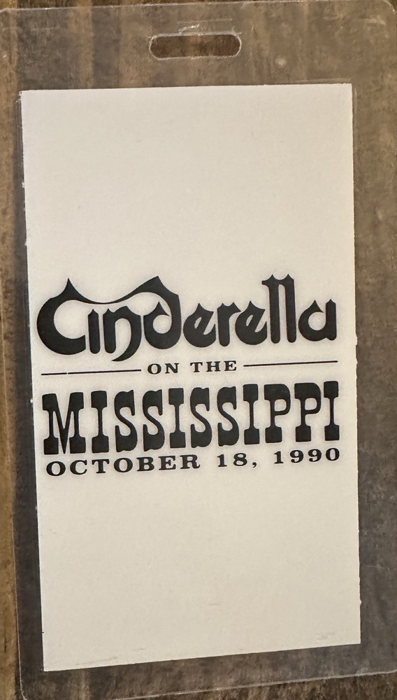 1990 Cinderella Laminate Backstage Pass