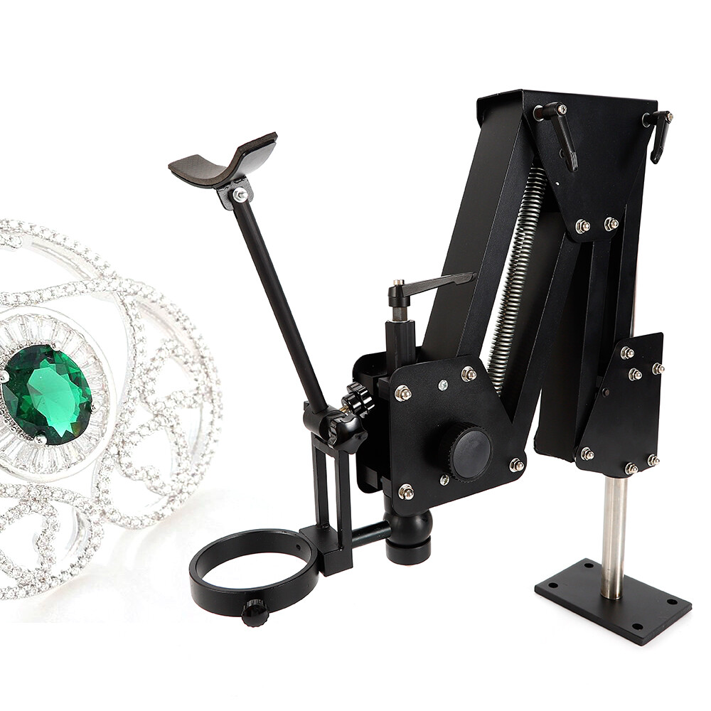 Microscope Stand Multi-directional Jewelry Inlaid Stand for Micro-setting Tool