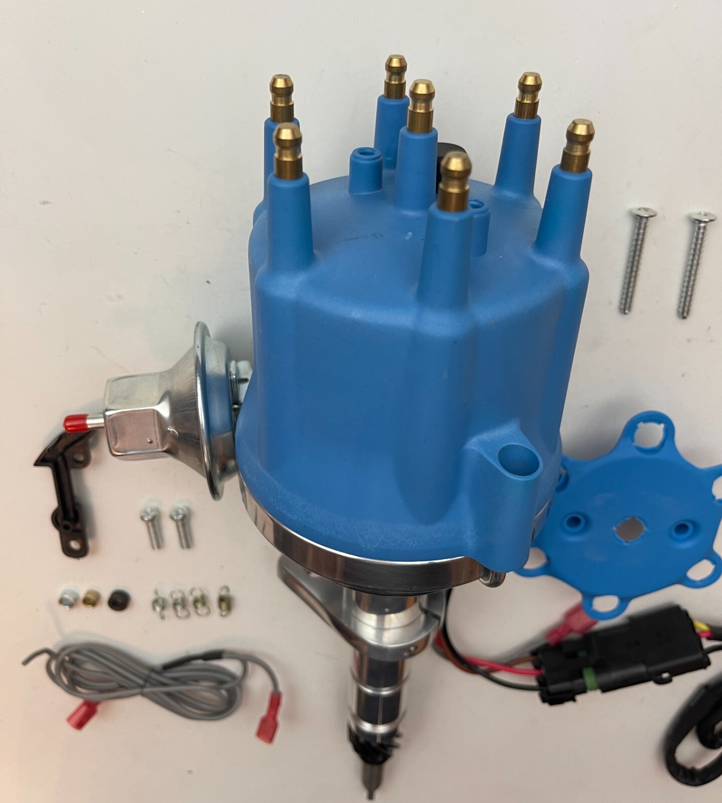 small cap CHEVY INLINE 6 Cylinder 194 216 235 BLUE HEI Distributor + 45K COIL