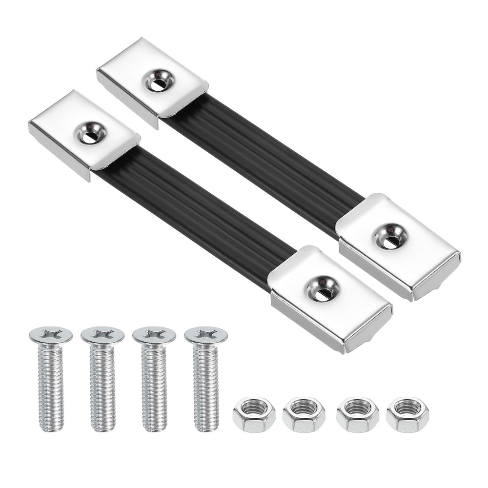 2 Pieces 6.3 Inches Speaker Cabinet Strap Handles, Pull for Speaker Case, Silver