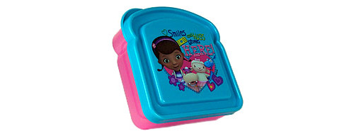 Doc McStuffins Bread Shaped Sandwich Box-SET OF 2