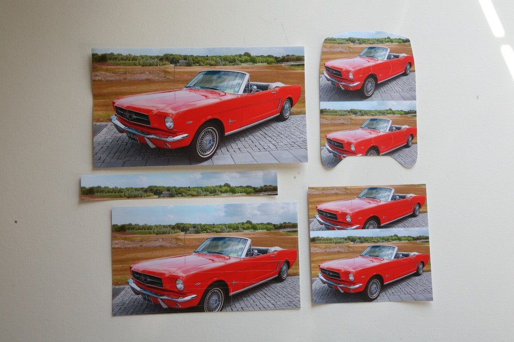 XBox One Console and Controller Skins -- Red Mustang Theme (#0239)