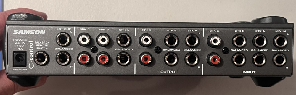 SAMSON C AUDIO CONTROL CONTROL ROOM MATRIX SELECTOR