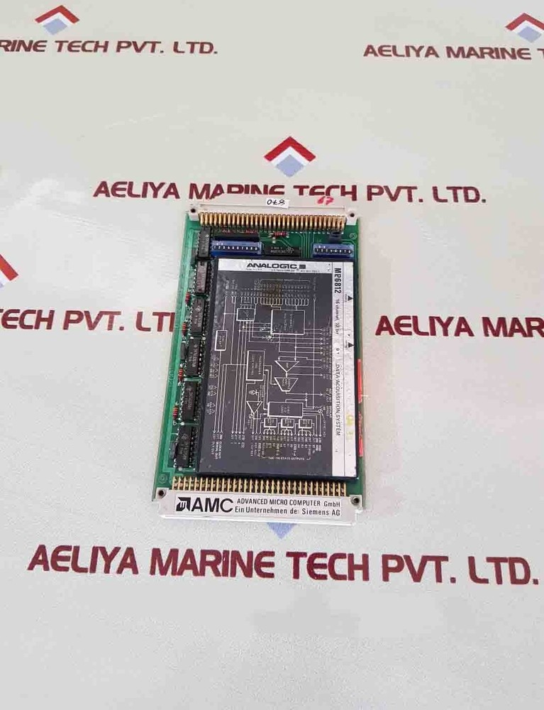 Amc c61451-a89-c11-3 Module With Analogic Data Acquisition System Mp6812