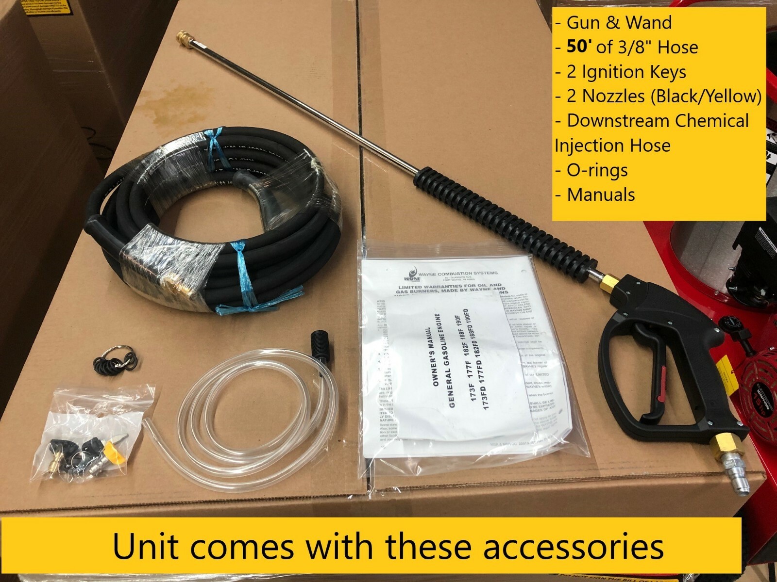 NEW - 2024 Easy-Kleen Magnum 4000 Series Hot Water Pressure Washer Diesel Burner