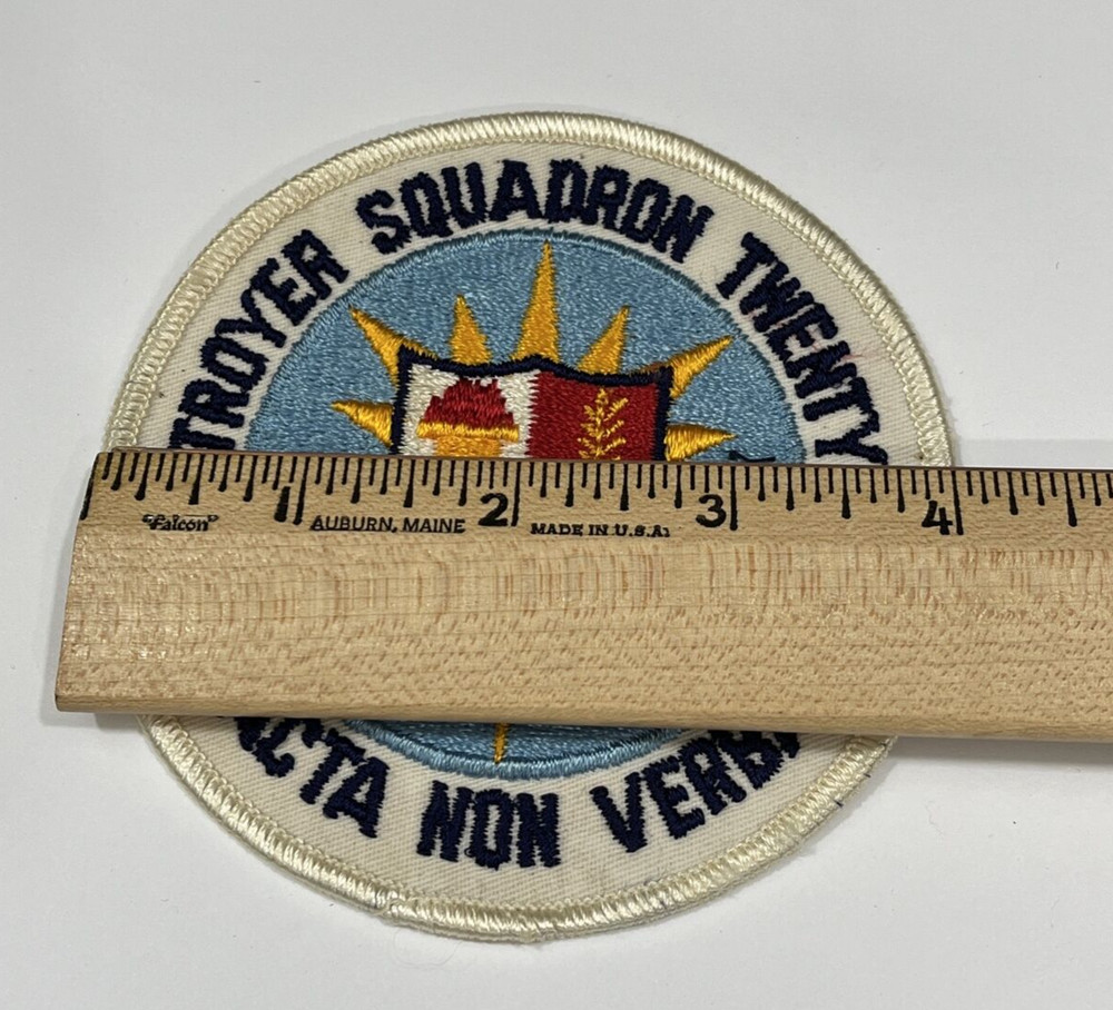 Destroyer Squadron 22 Patch Facta Non Verba