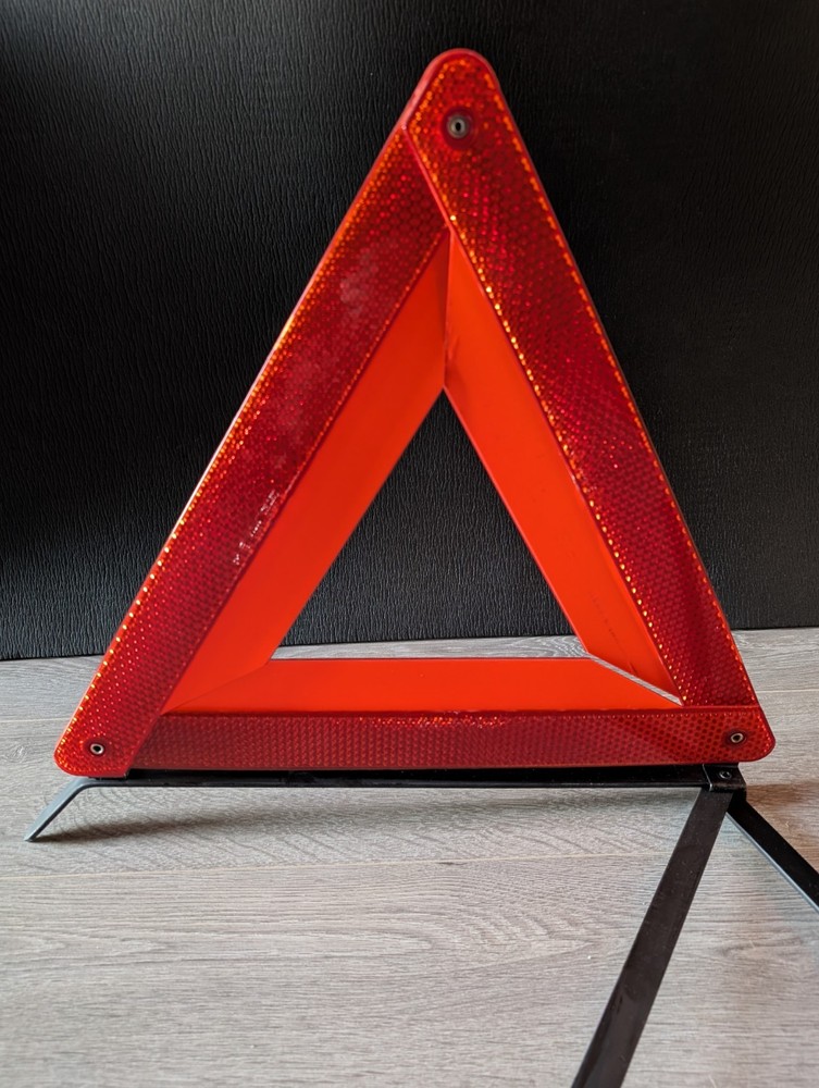 Plastar Large Warning Triangle Folding Reflective Car Breakdown Emergency Hazard