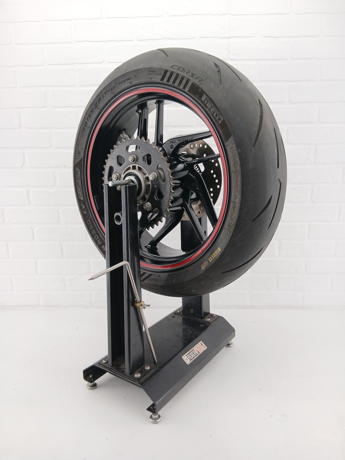 Ducati 899 959 Oem Rear Wheel STRAIGHT Rim Cush Drive Tire Pirelli 50221612ab