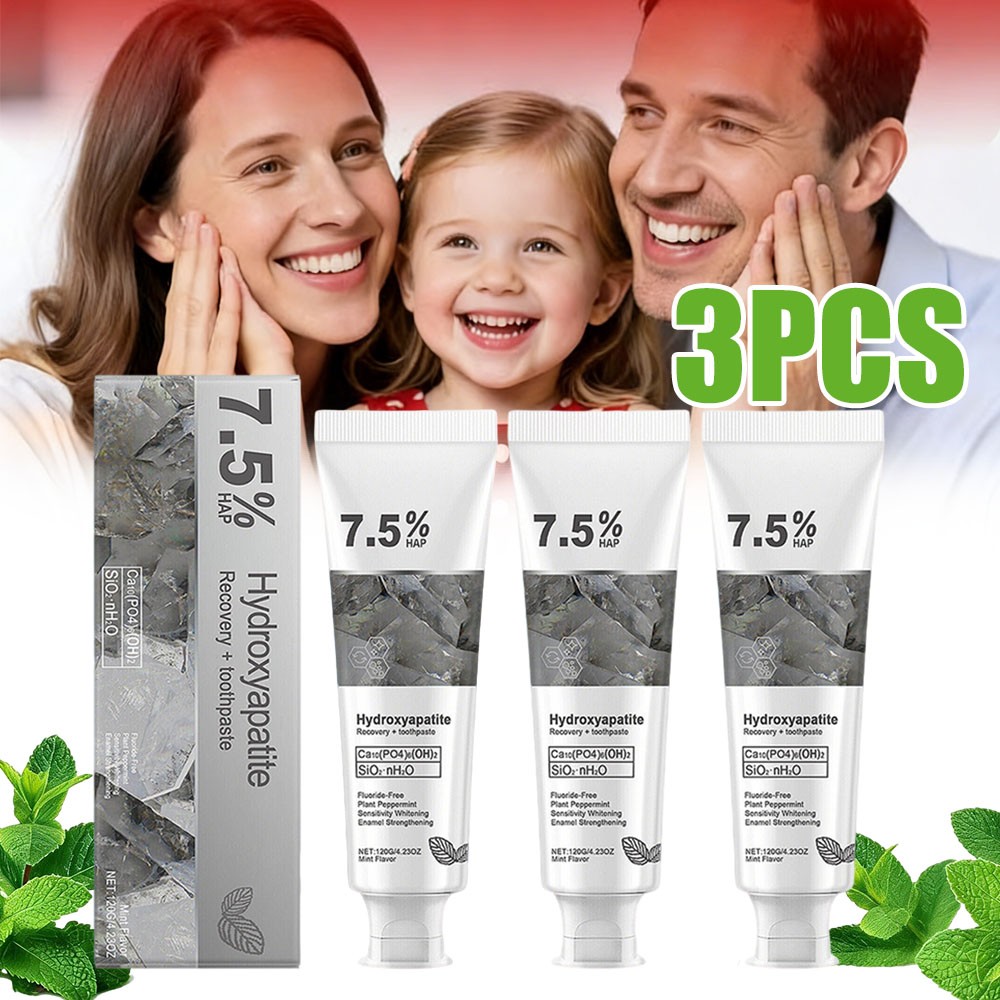 7.5% Hap Nano Hydroxyapatite Toothpaste Remove Deep Clean For Sensitive Teeth US