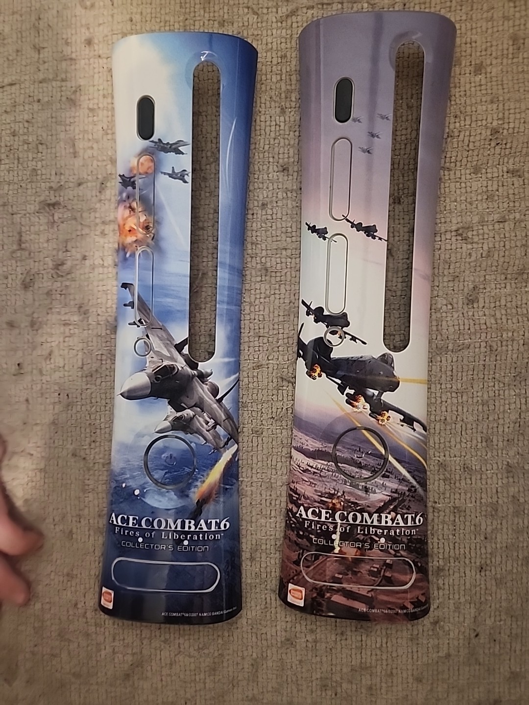 Ace Combat 6 Xbox 360 Faceplate Collector’s Edition Blue Ocean Jet Console Cover