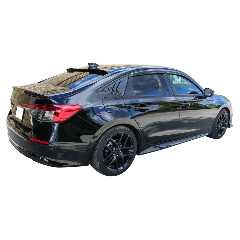 本田思域轿车窗露天碳纤维印花 ABS 侧通风盖 2022 - 2025