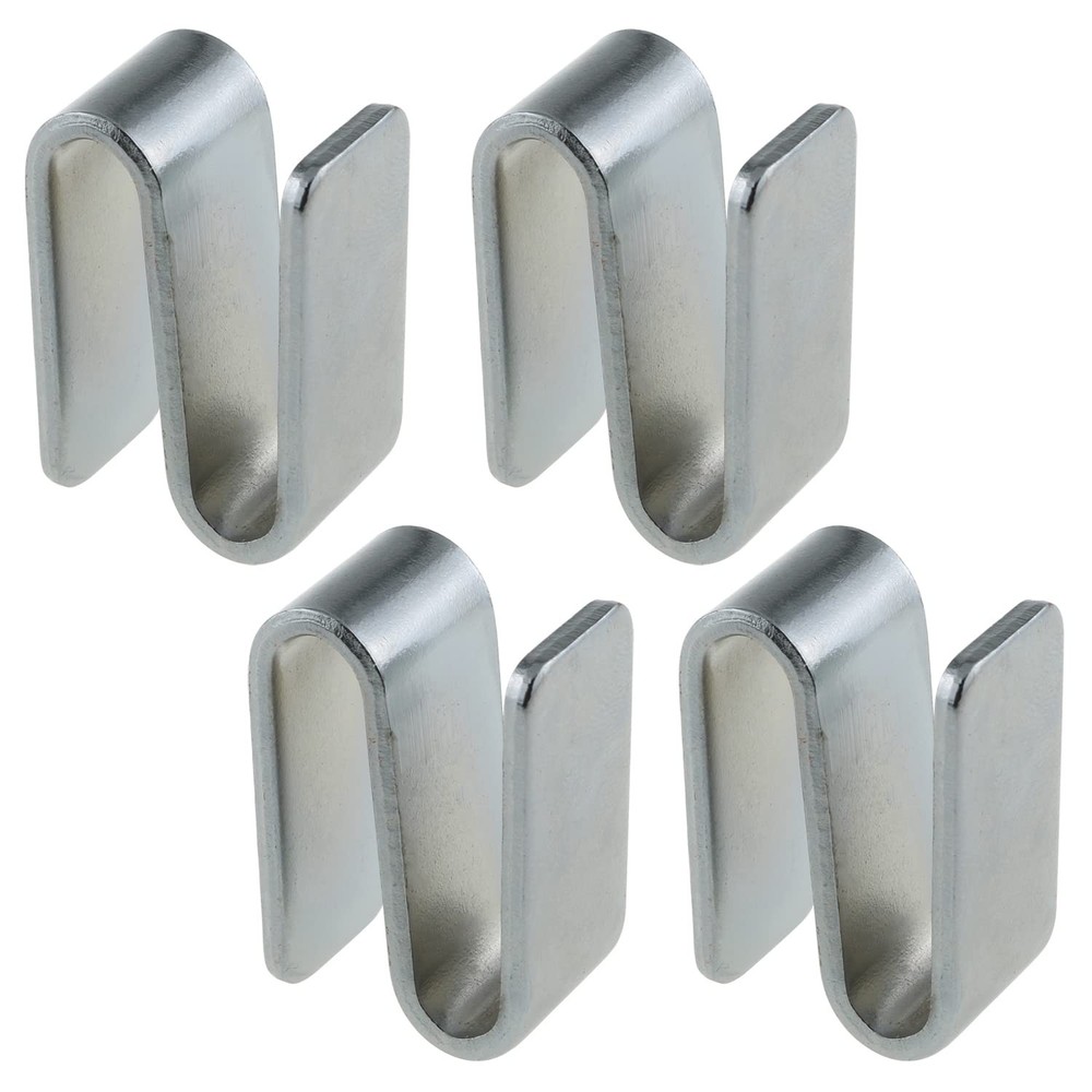 4pcs Wire Shelving S Hook Chrome Plating for Wire Shelf System Wire Rack Hook...