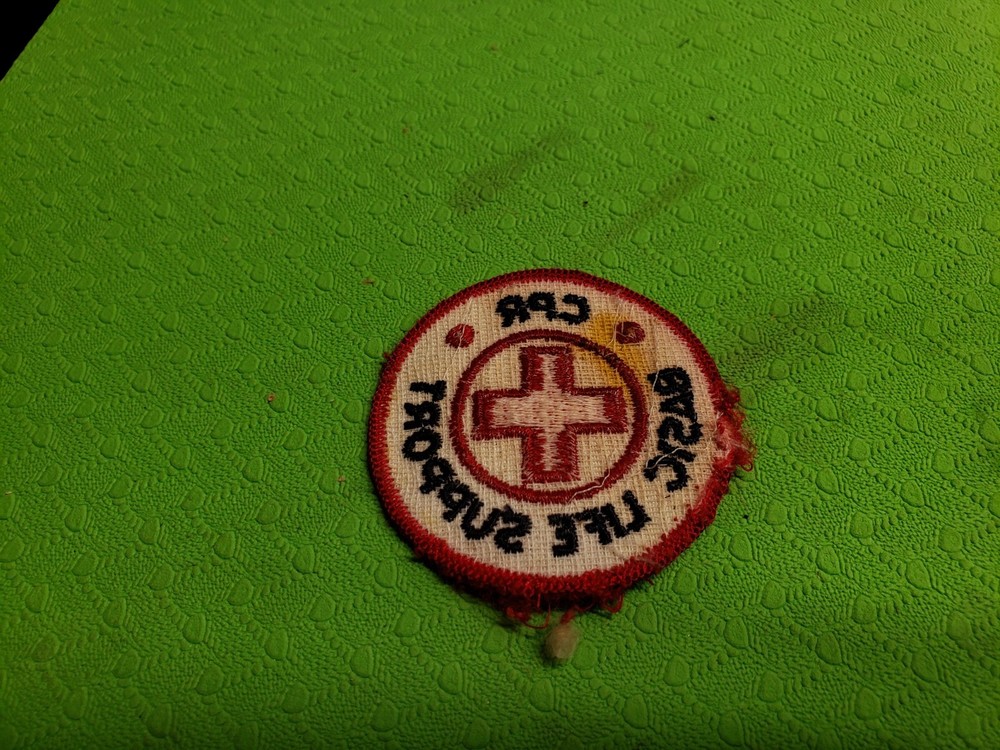 Vintage CPR Basic Life Support Patch