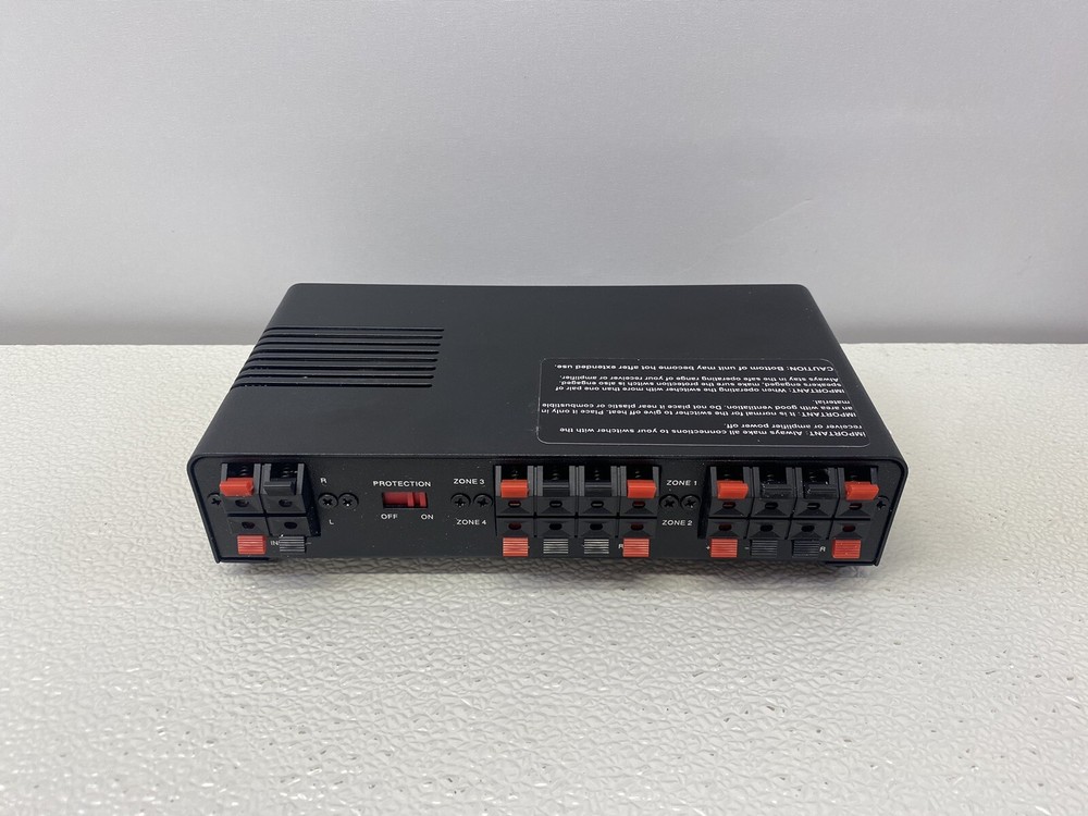 Sonance 4 Pair Stereo Speaker Selector (Each) - Black [SS4]