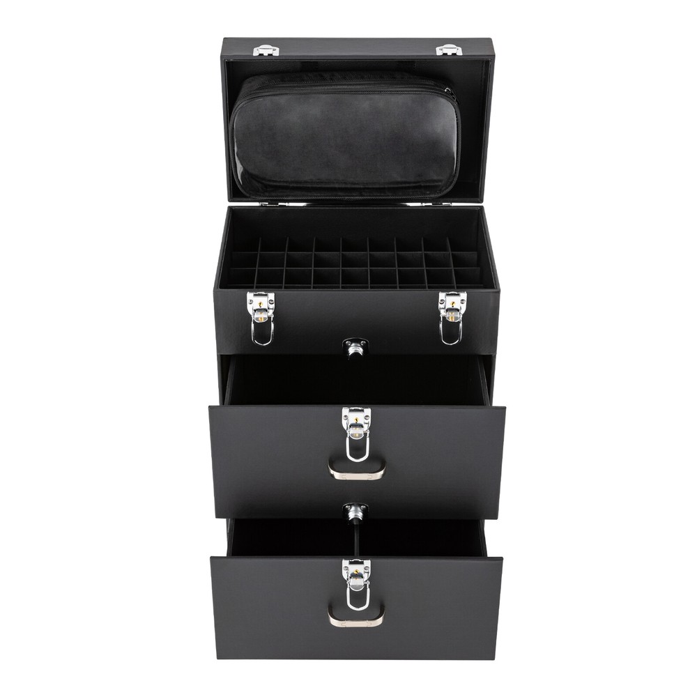 Multi-layer Large-capacity Rolling Makeup Train Case Cosmetic Case Luggage Box