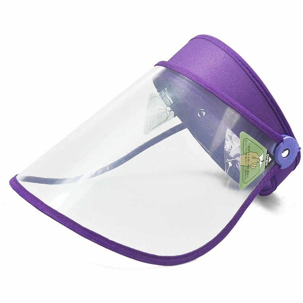 4 Pack Adjustable & Reusable Flip Up Face Shield Visor, up & down movement.