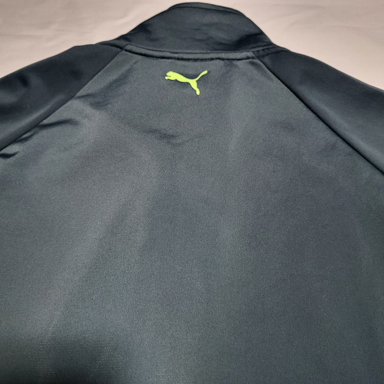 PUMA Colorblock Track Jacket Sweater Sport Retro Men's Full Zip Sz XXL