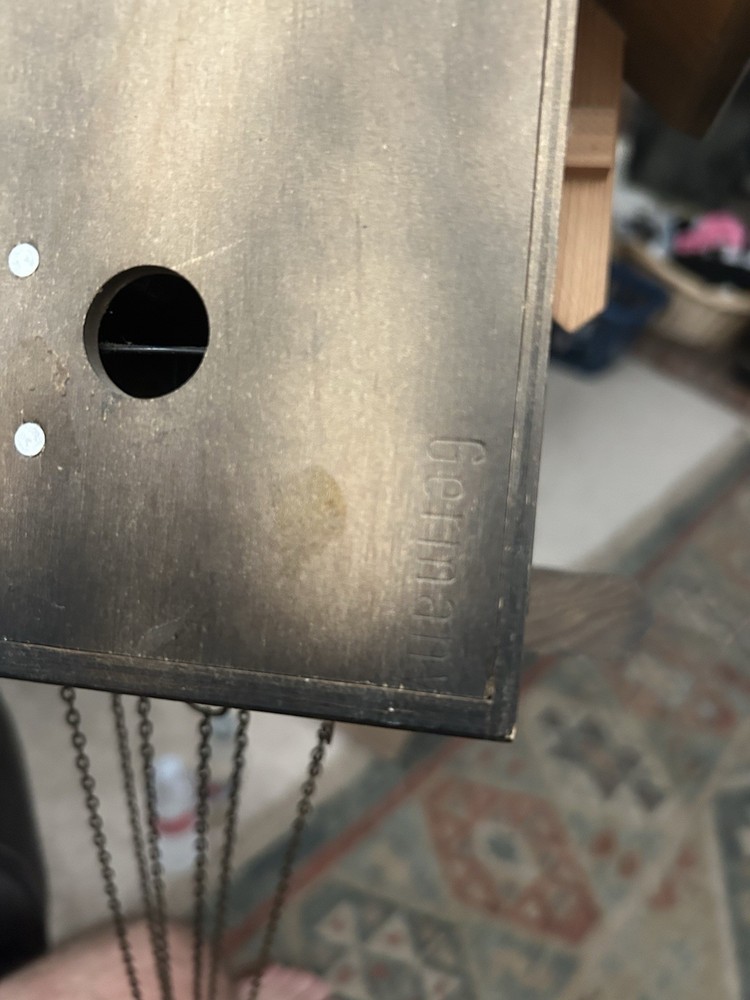 VINTAGE Cuckoo Clock Untested Parts
