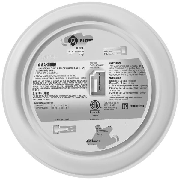 First Alert BRK Talking Precision Detection Smoke/CO Monoxide Alarm, 2-pack